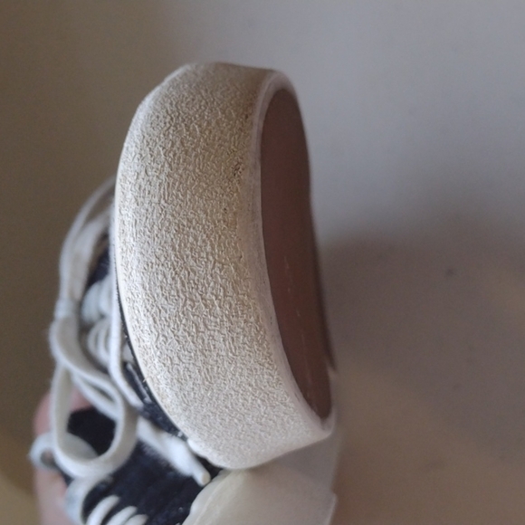 Madewell Sidewalk Low Top Black Suede  real fur animal print 8.5 - Picture 9 of 11